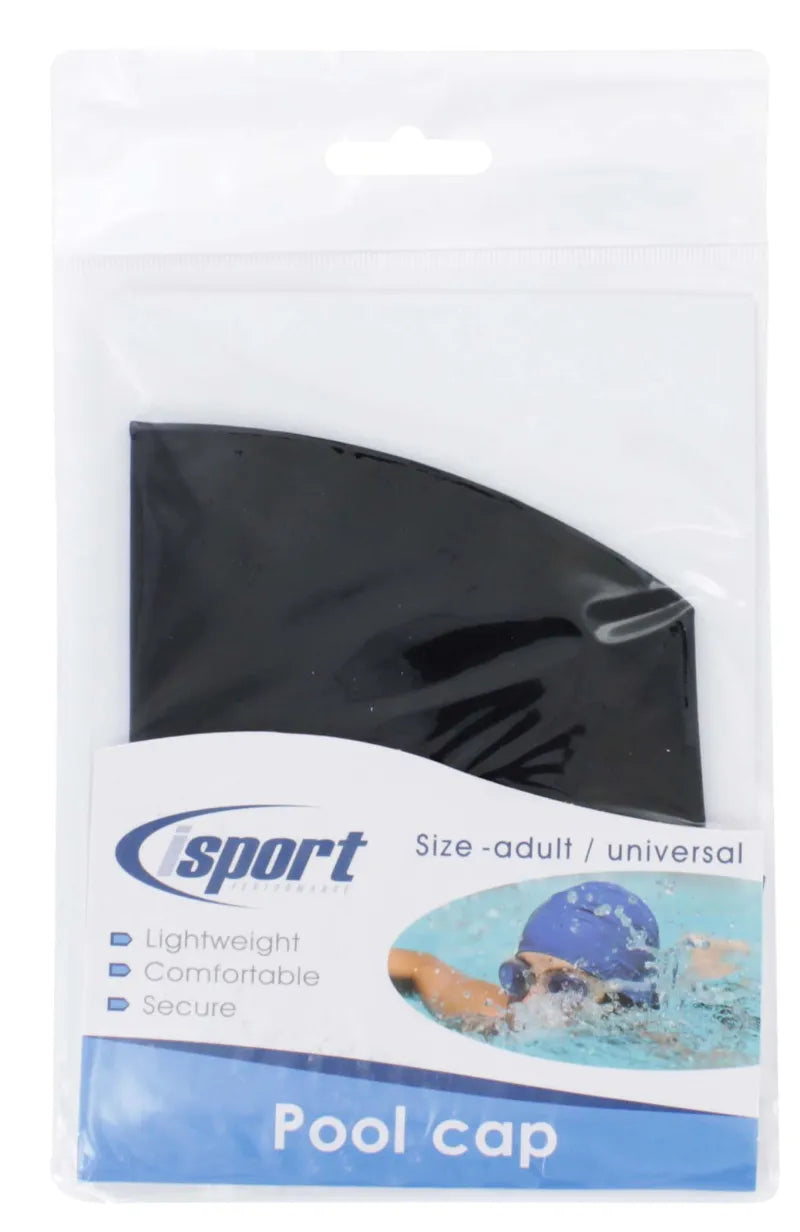 Isport Adult Pool Cap (Pack of 3)