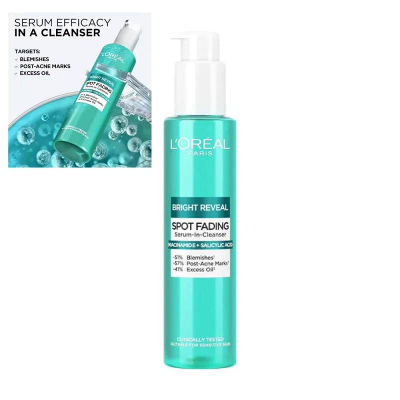 Loreal Bright Reveal Dark Spot Serum Cleanser 150ML (Pack of 3)