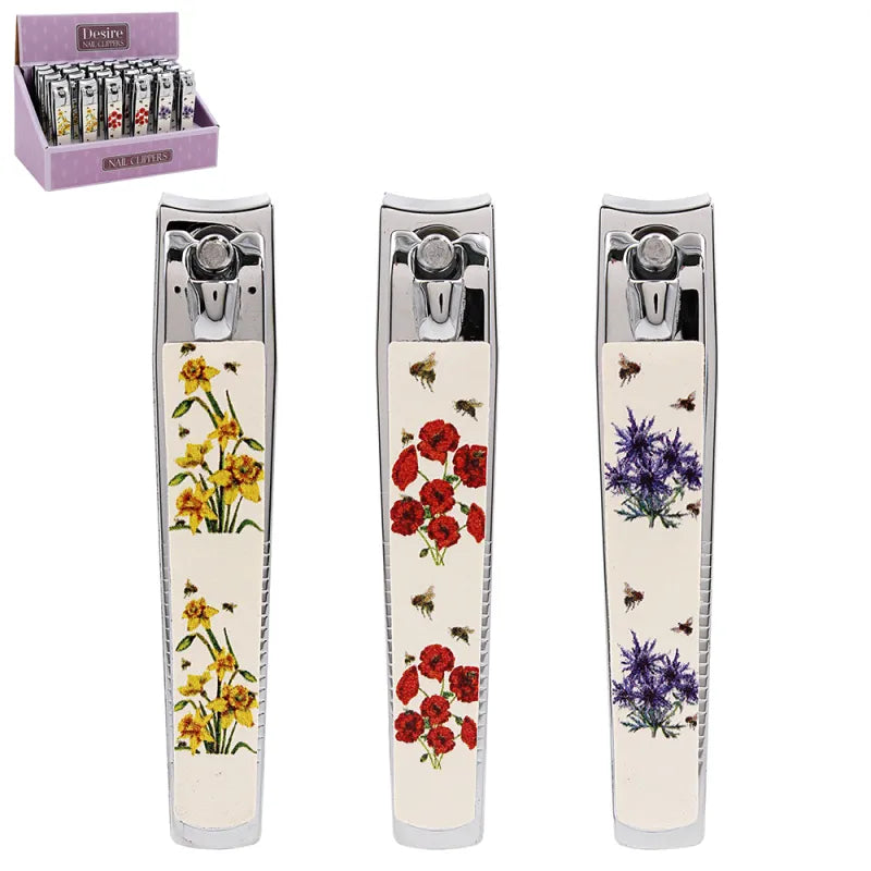 Lp73667 Floral Toe Nail Clipper Disp X24 (Pack of 24)