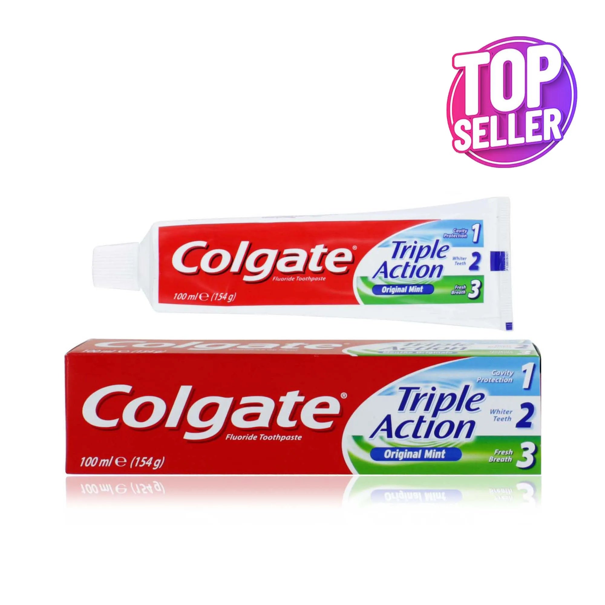 Colgate Triple Action Toothpaste 100ML (Pack of 12)