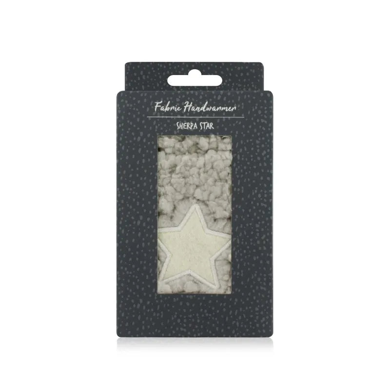 Fabric Handwarmers Boxed Sherpa Star (Pack of 6)