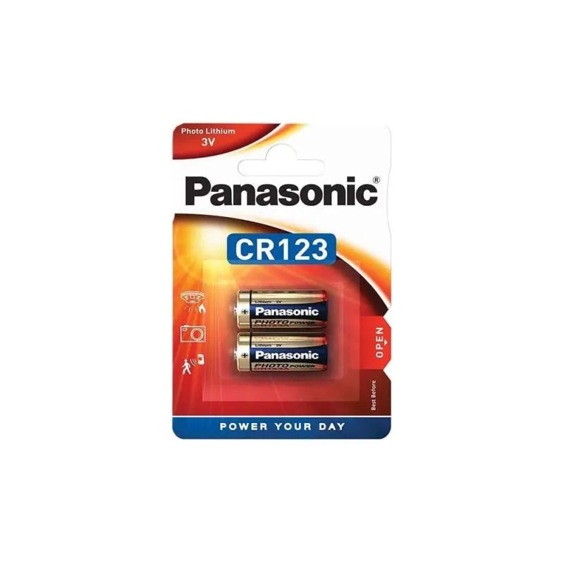 Panasonic Lithium Cr123 (Pack of 10)