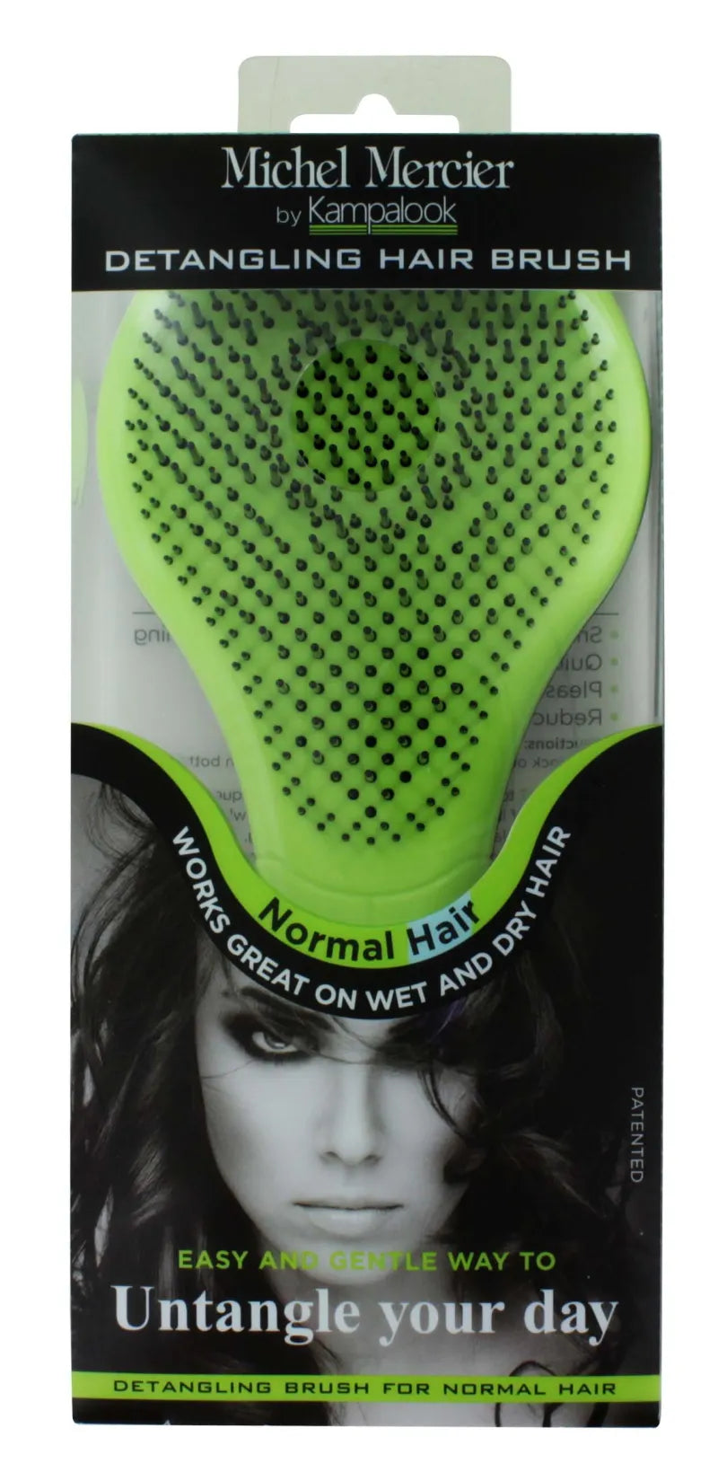 Michel Mercier Detangling Brush Normal Green (Pack of 3)