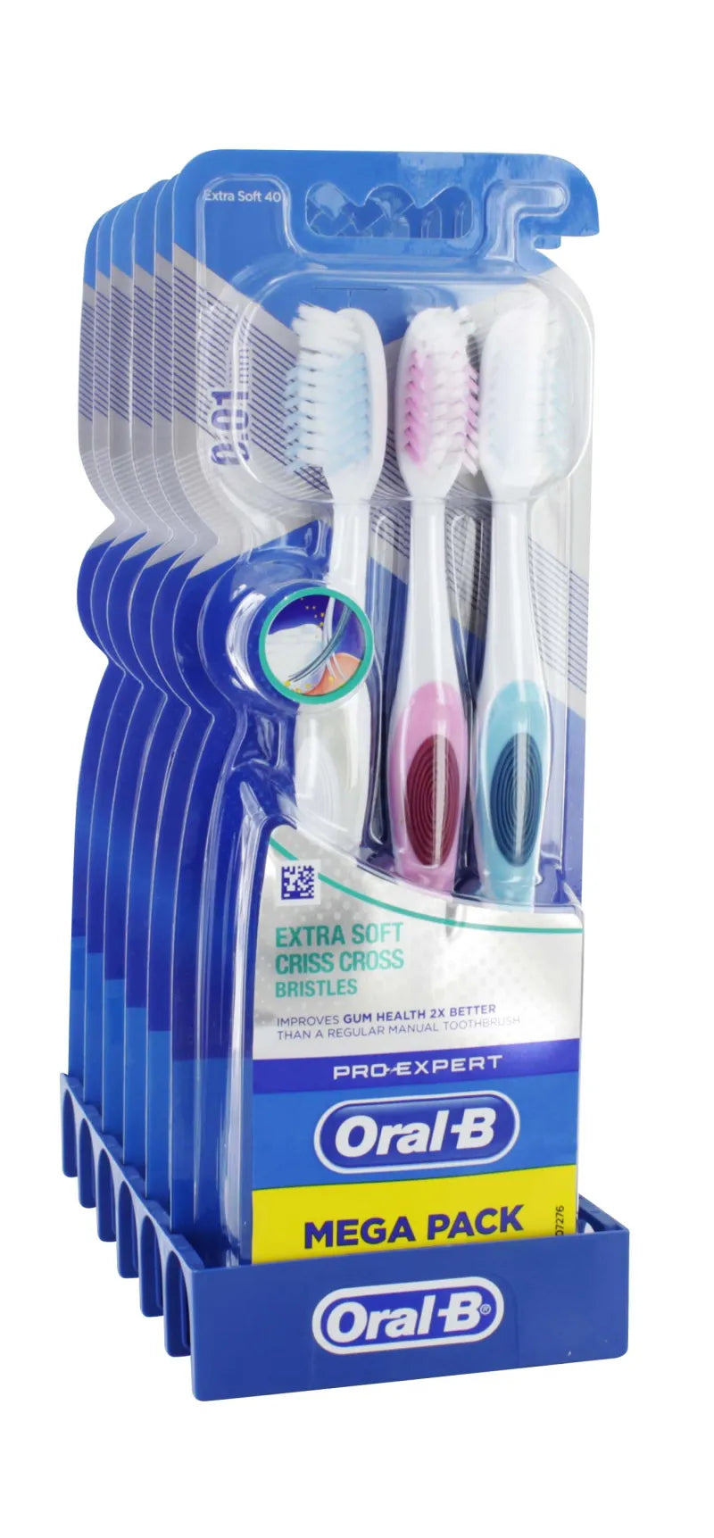 Oral B Criss Cross Xsoft 3 Pack Toothbrush X6 (Pack of 6)
