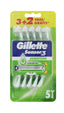 Gillette Blue 3 Sensor Care Razors 5S (Pack of 6)