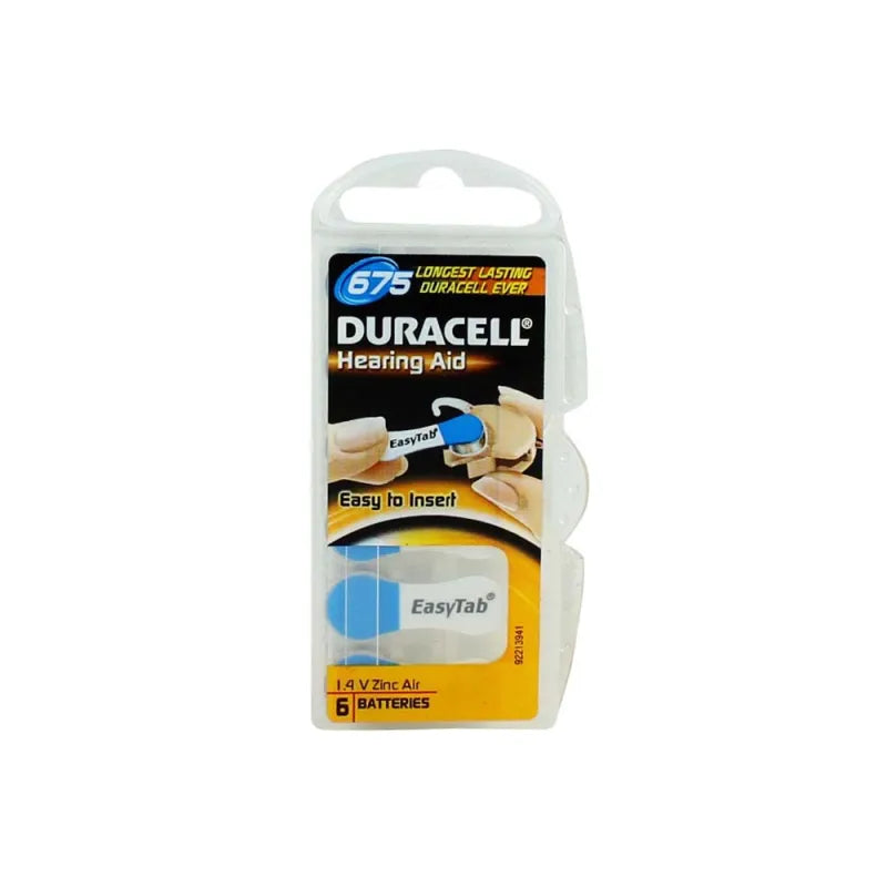Duracell Hearing Aid 675 Batteries 6S (Pack of 10)