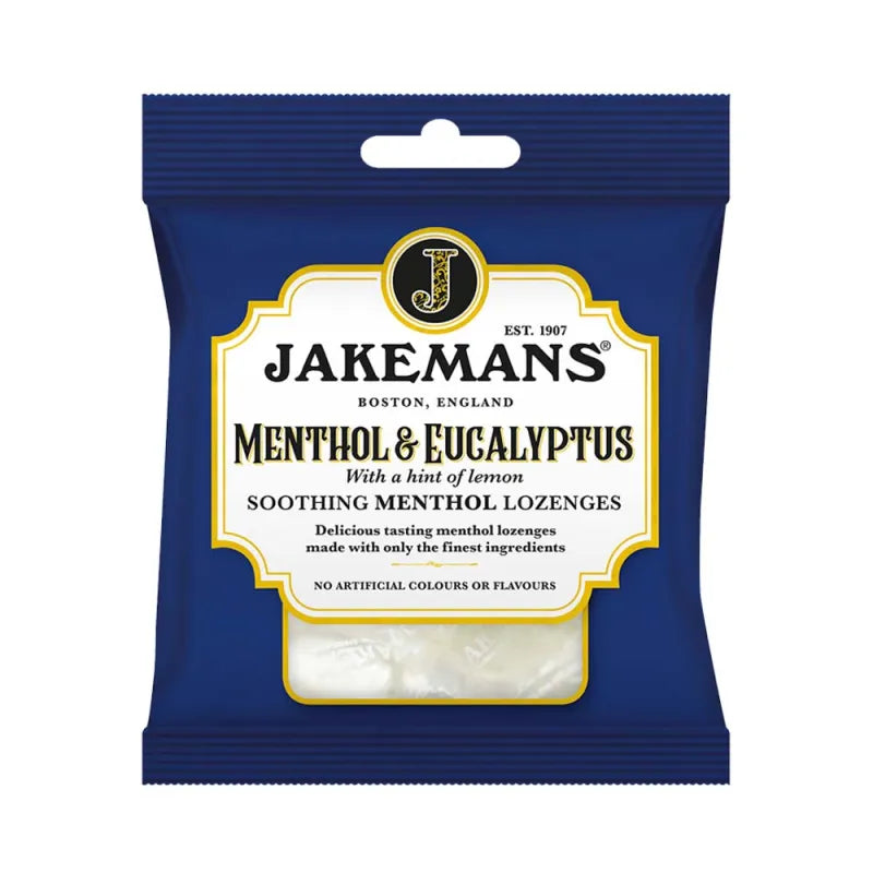 Jakemans Menthol & Eucalyptus 73G Bags X12 (Pack of 12)