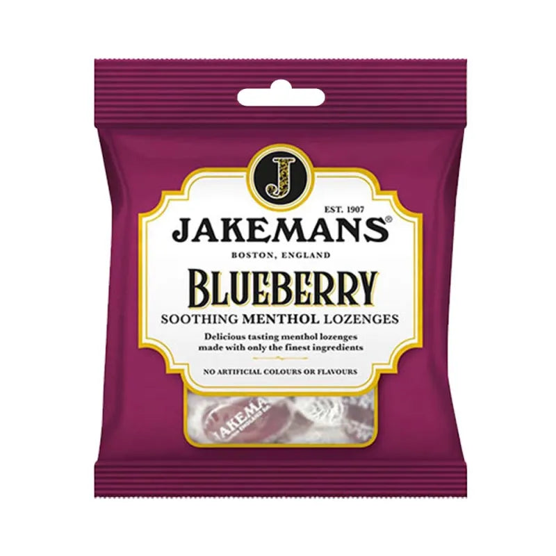 Jakemans Blueberry 73G Bags X12 (Pack of 12)