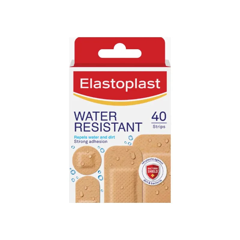 Elastoplast 40S Water Resistant Plasters X10 (Pack of 10)