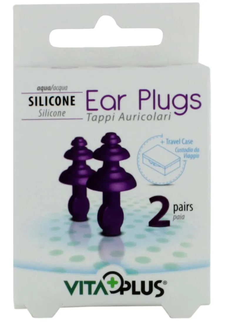 Vms021 Silicone Aqua 2 Pair Ear Plugs (Pack of 6)