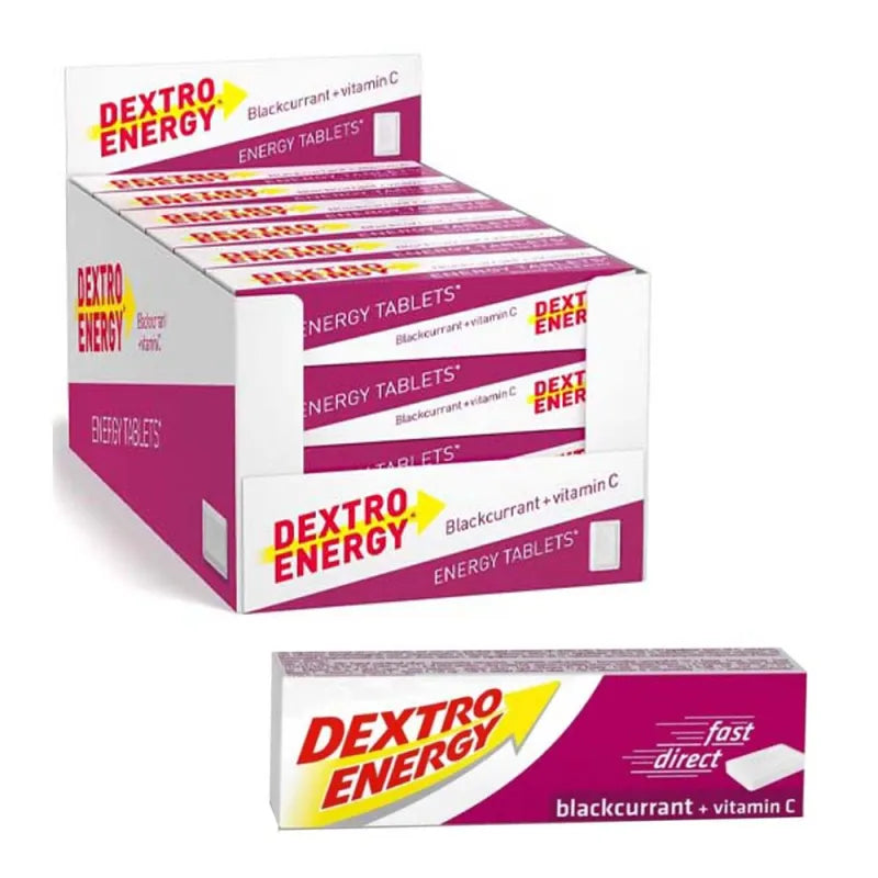 Dextro Blackcurrant Energy 14 Tablets 47G X24 (Pack of 24)