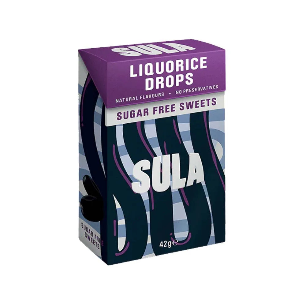 Sula Sugar Free Liquorice Sweets X14 (Pack of 14)