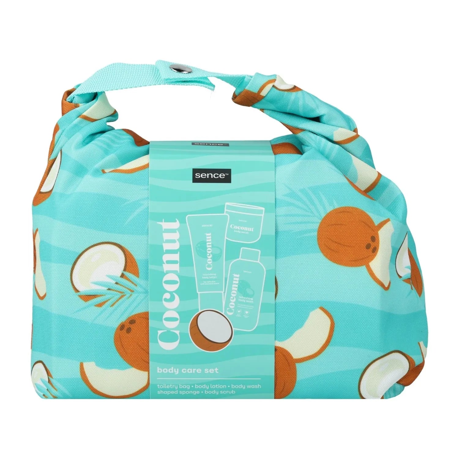 Sence The Good Receipt 5Pc Body Cos Bag Set Coconut (Pack of 6)