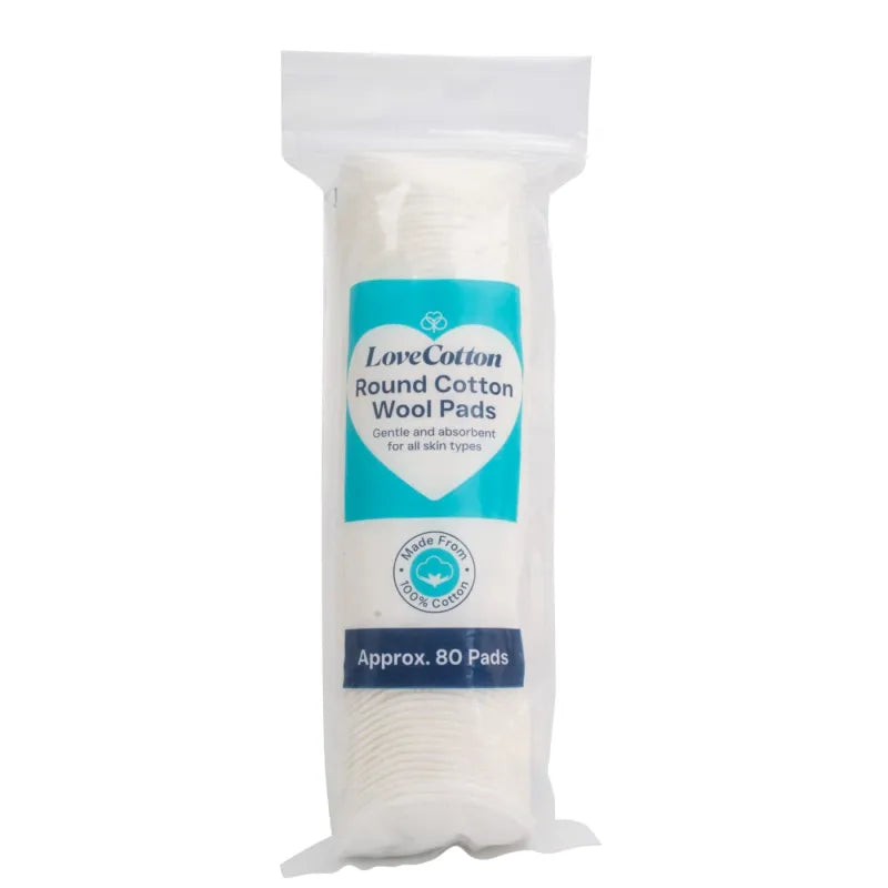 Love Cotton Round Pads 80S (Pack of 12)