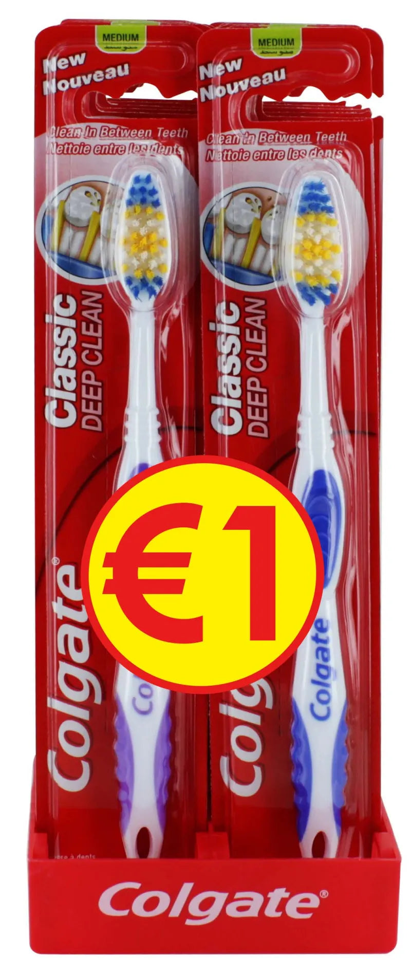 Colgate Classic Deep Clean T/Brushes X12 (Pack of 12)