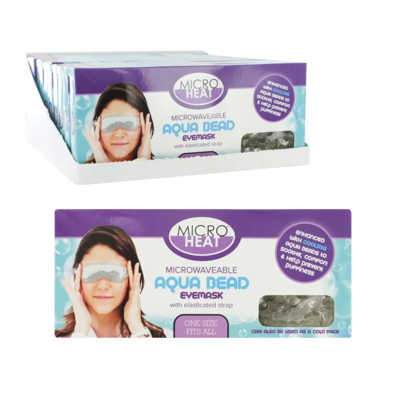 Micro Heat Aqua Bead Eyemask (Pack of 12)