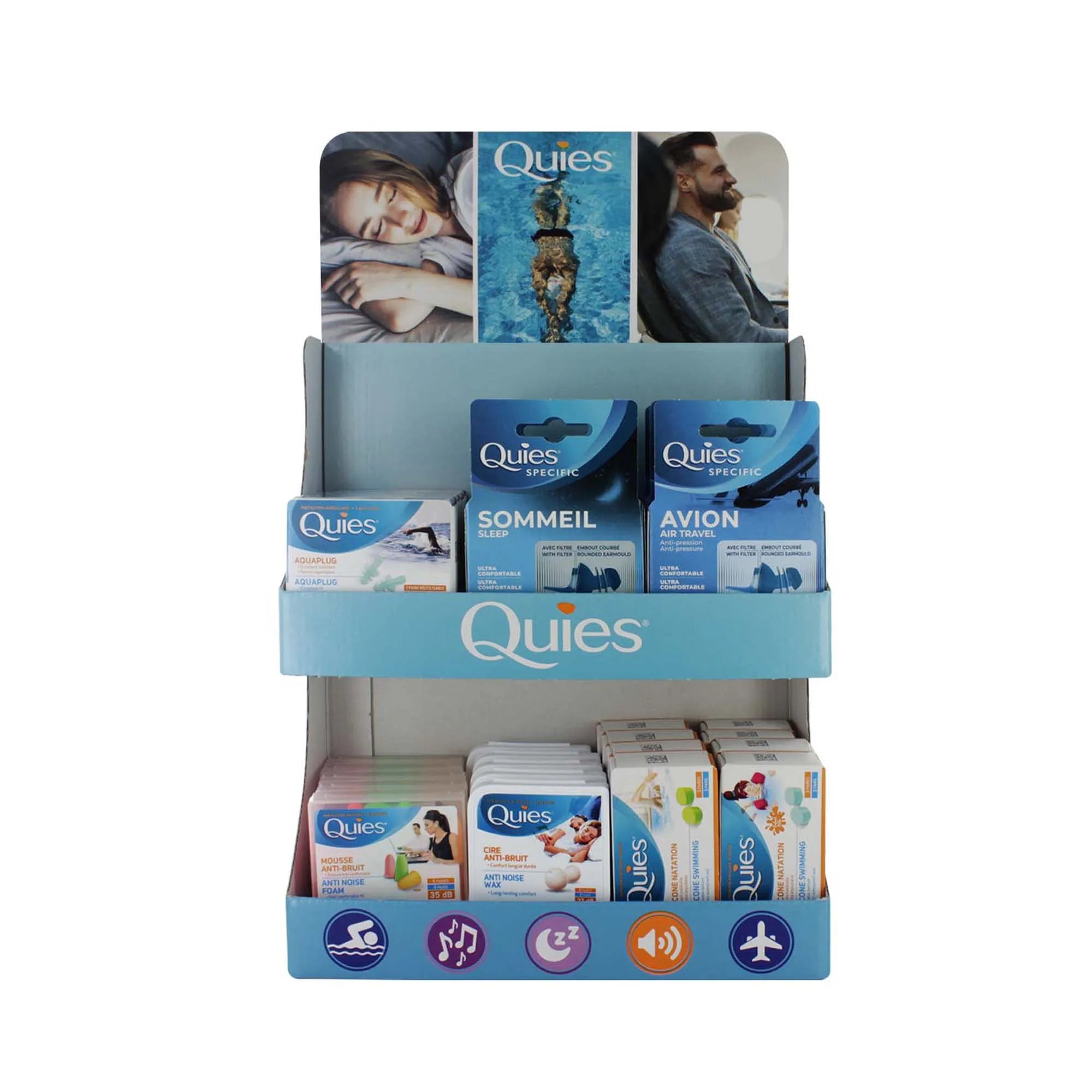 Quies Ear Protection Display X 30