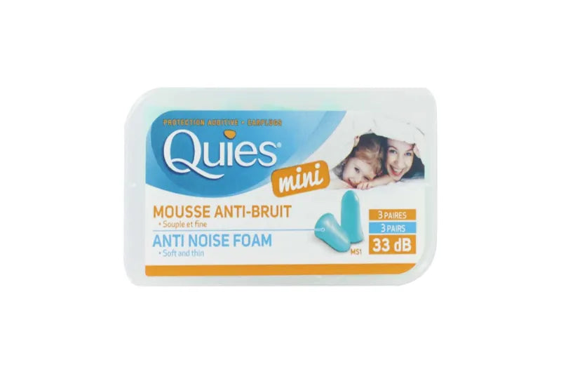 Quies Mini Foam Earplugs (Pack of 12)
