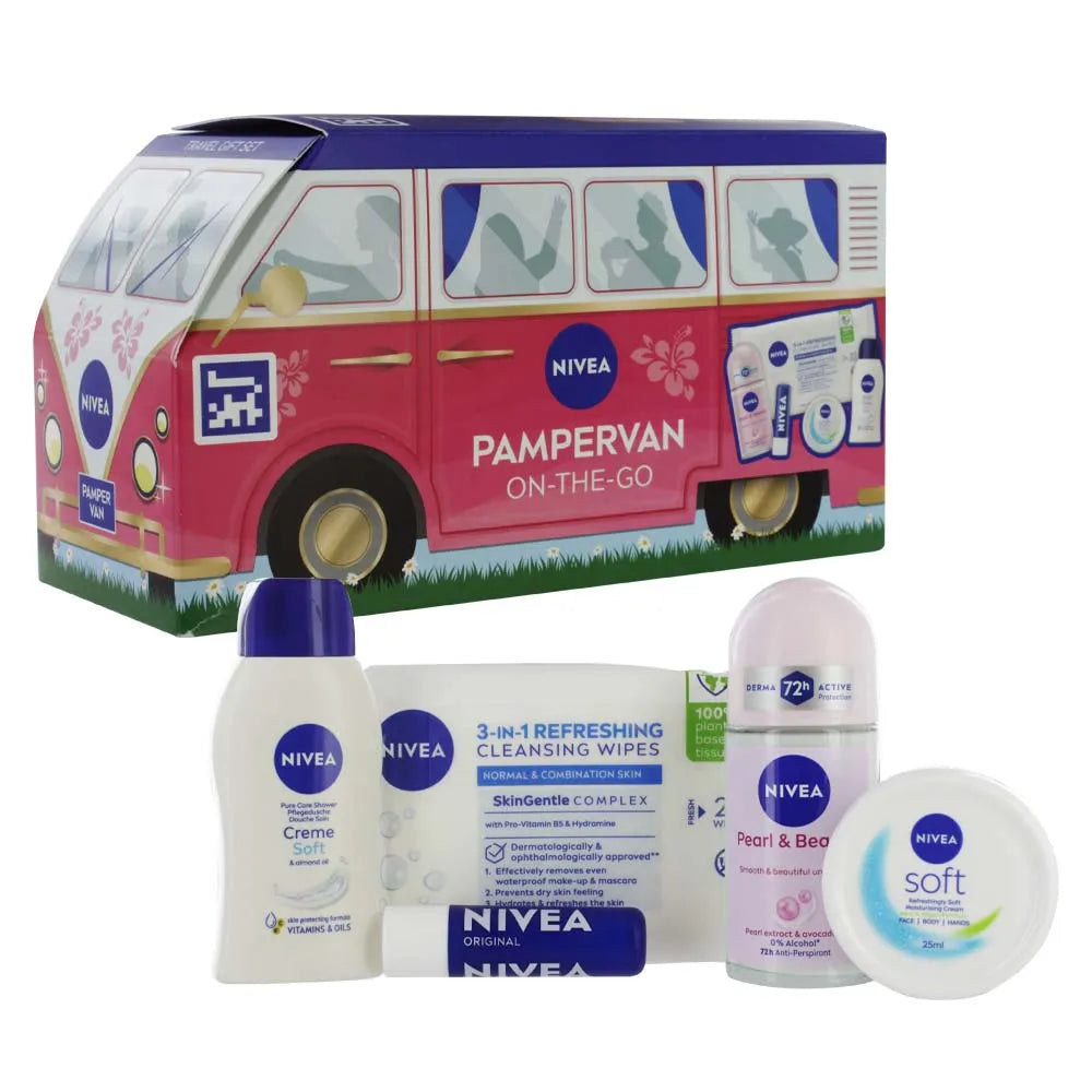 Nivea Pampervan On The Go 5Pc Set (Pack of 3)