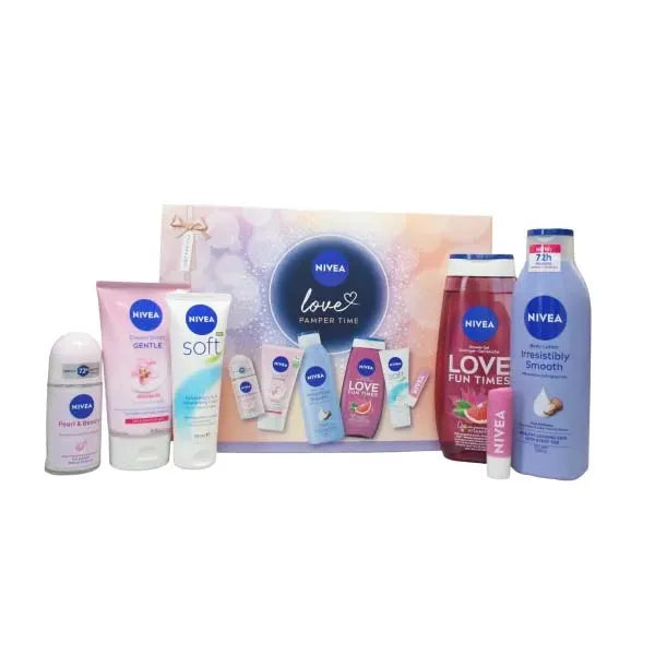 Nivea Love Pamper Time 6Pc Gift Set (Pack of 6)