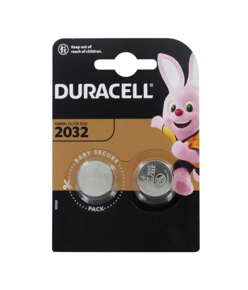 Duracell Cr-2032 Lithium Battery Twin Pack X 10 (Pack of 10)