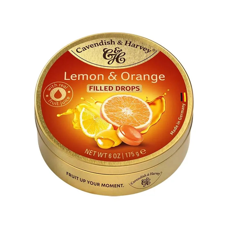 Cavendish & Harvey Lemon & Orange Drops 175G X 9 (Pack of 9)
