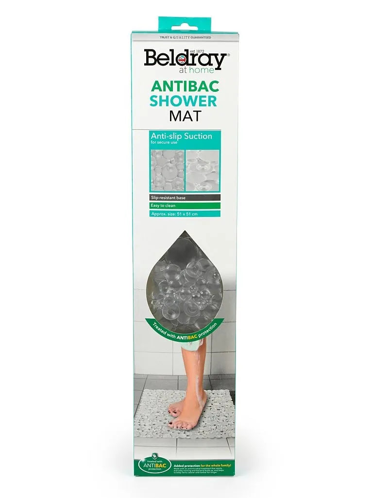 Antibacterial Pvc Shower Mat (Pack of 3)