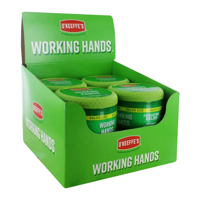 O'Keeffe'S Working Hands Value Jar 193G 114339 X 8 (Pack of 8)