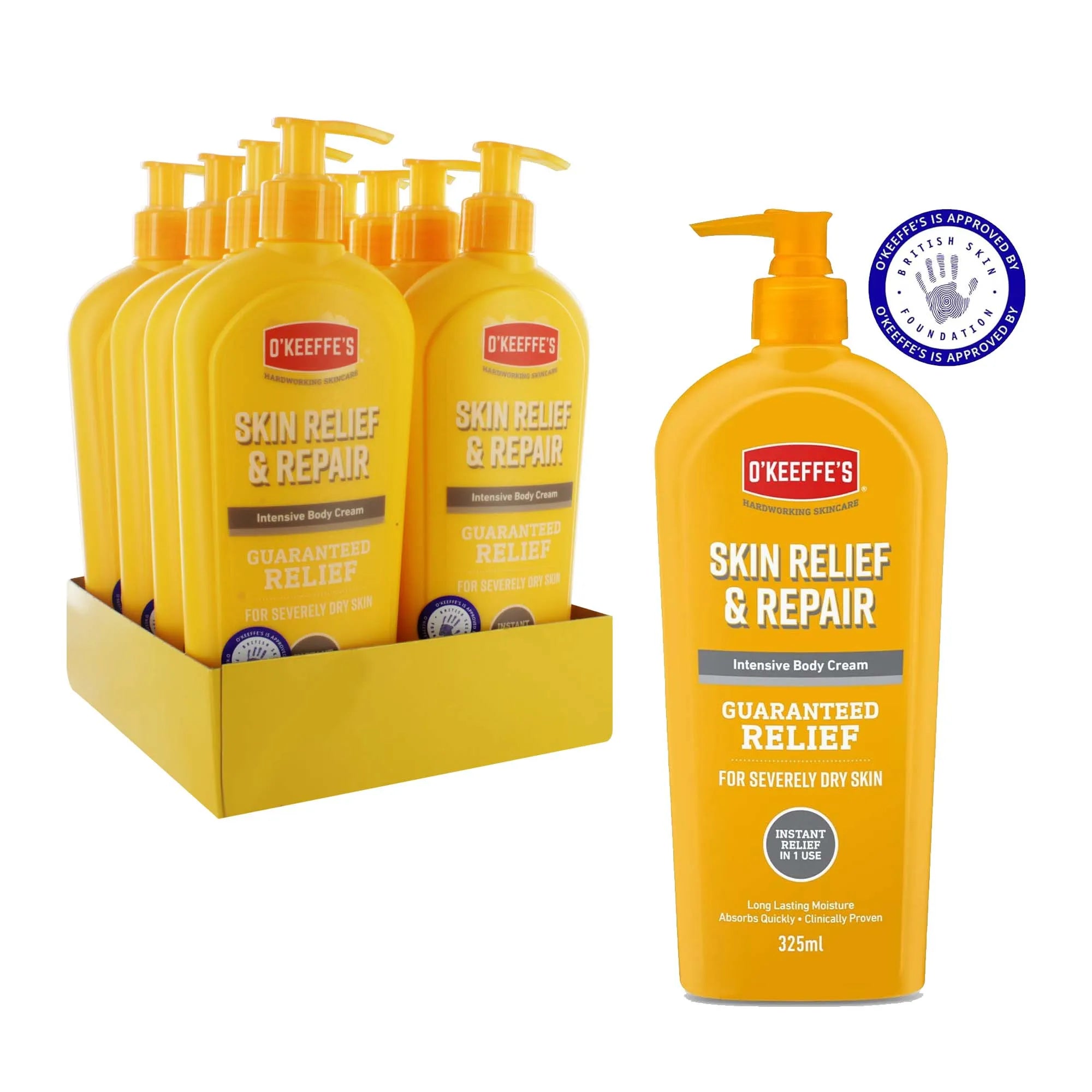 O'Keeffe'S Skin Repair Pump 325ML 8544003 X 8 (Pack of 8)