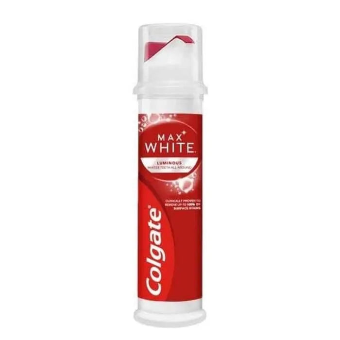 Colgate Max White Pump T/Paste 100ML (Pack of 12)
