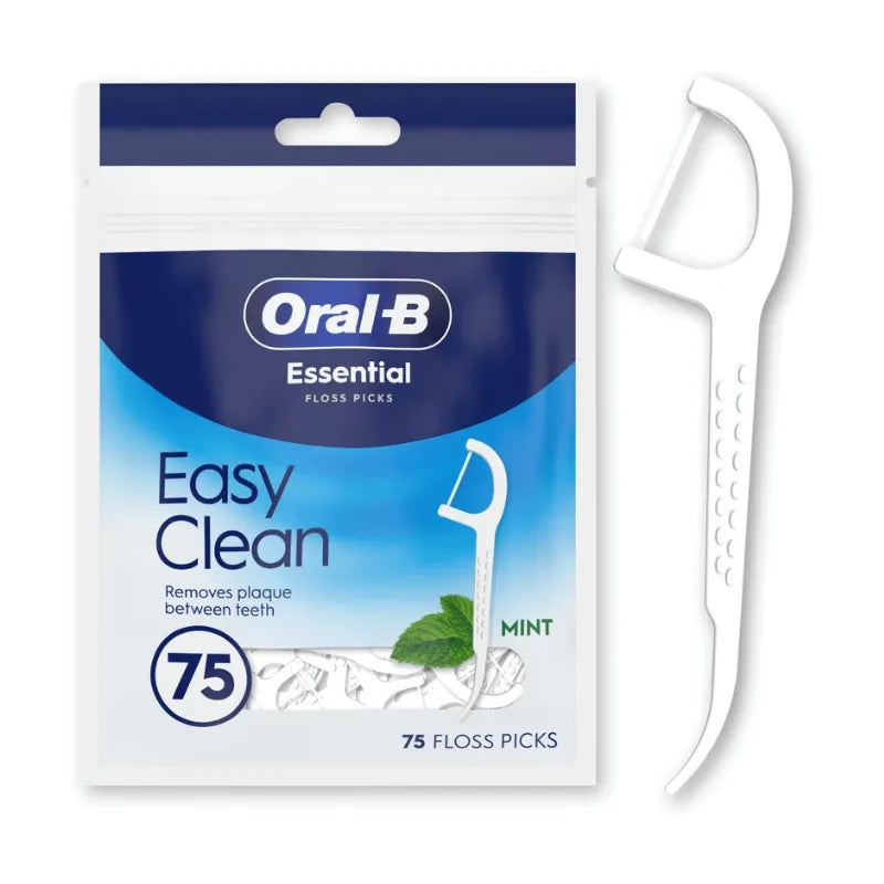 Oral-B Floss Picks 75 Count Easy Clean – interdental cleaner