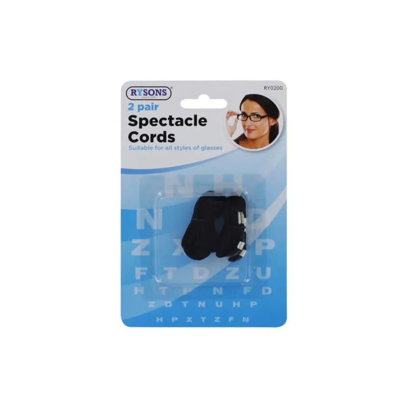 Black Glass Cords 2 Pack (Pack of 12)