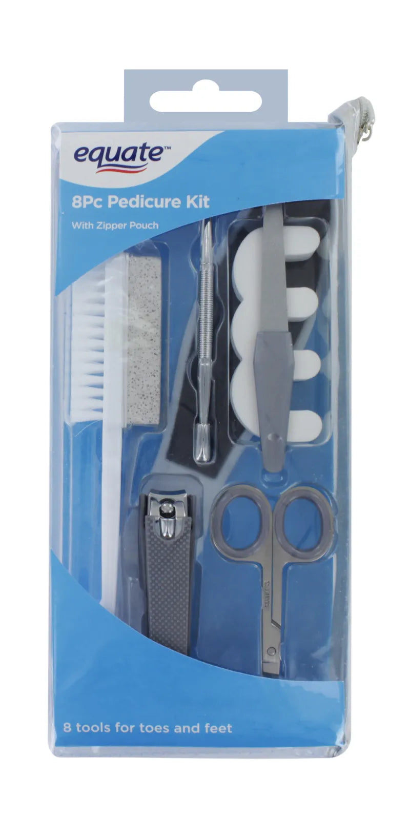 Equate 8Pce Pedicure Set (Pack of 3)
