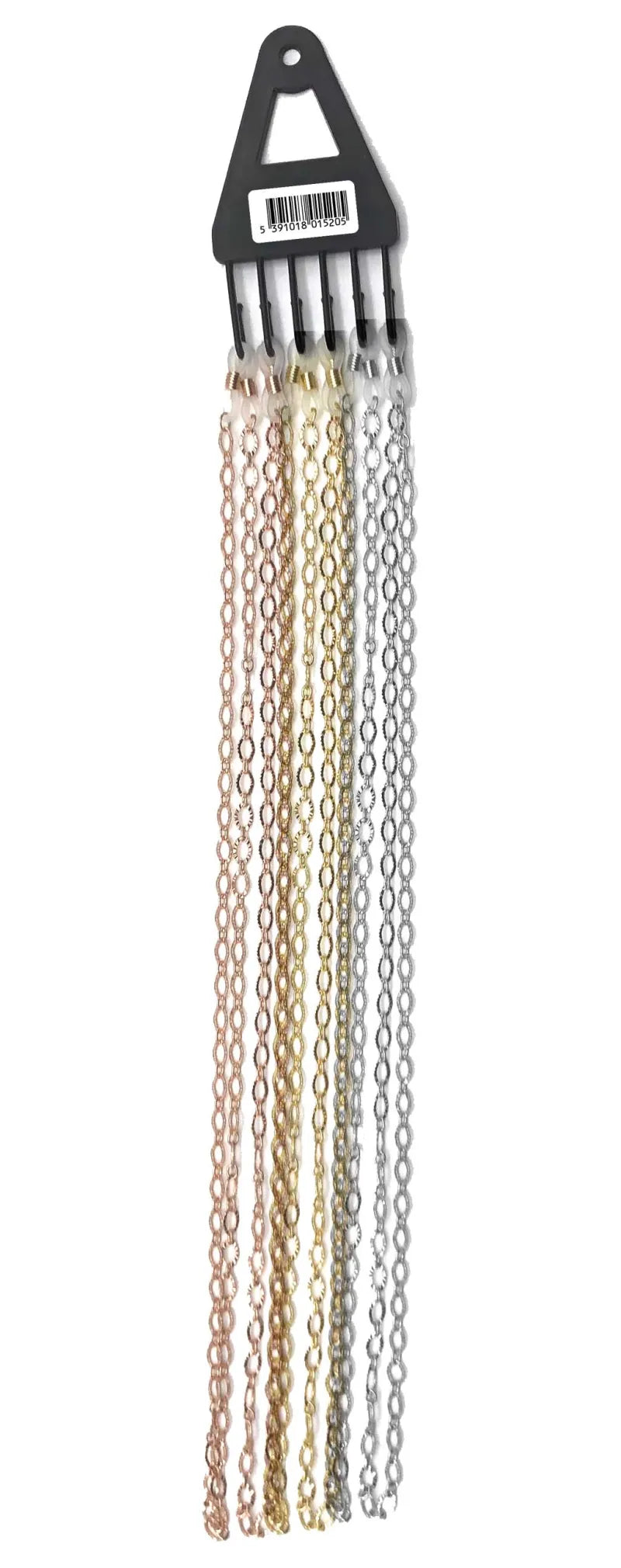 Glass Chains Assorted On Card X12 (Pack of 12)