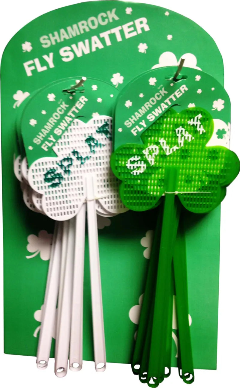 New Shamrock Flyswatters X 24 Display (Pack of 24)