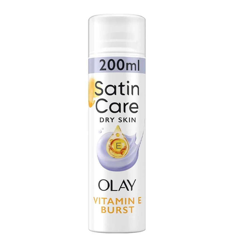 Satin Care Vitamin E Shave Gel 200ML (Pack of 6)