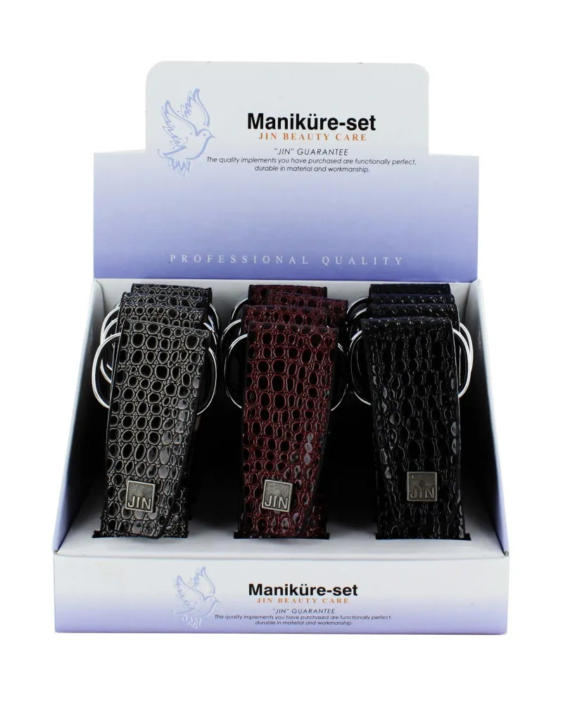 Button Clasp Slimline Manicure Set X12 (Pack of 12)