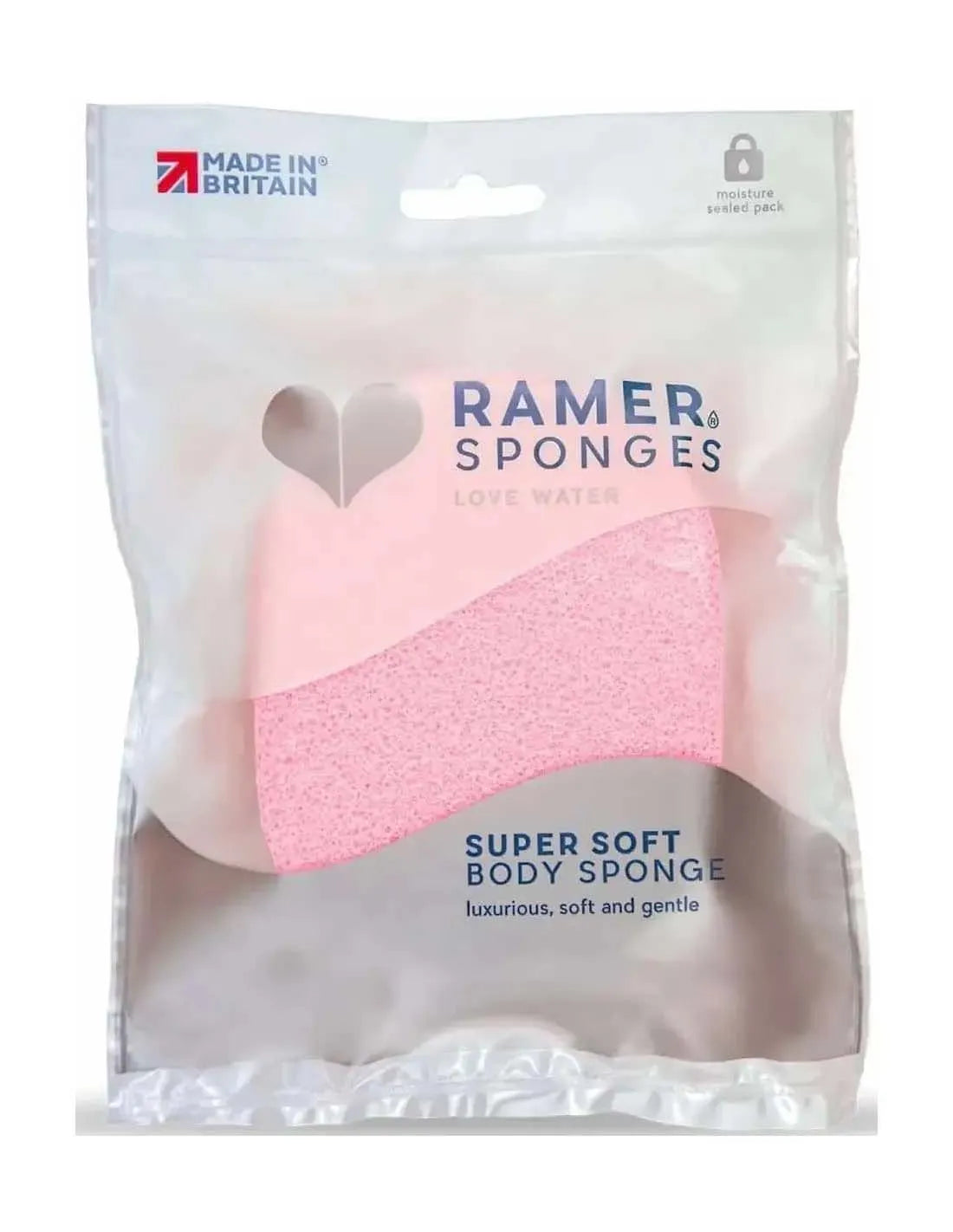 Ramer Oval Super Soft Body Sponge (Pack of 6)