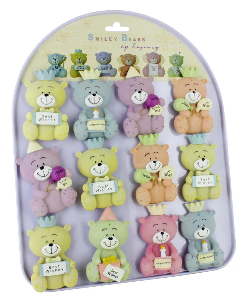 R48086/C Bear Message Magnet X24 (Pack of 24)
