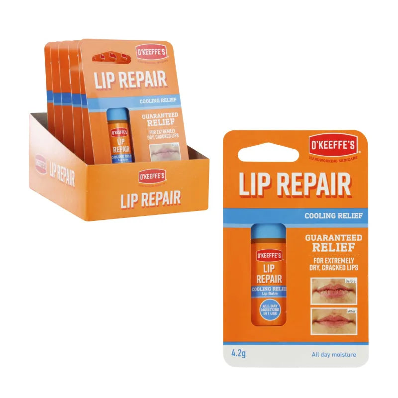 O'Keeffe'S Lip Repair Cooling Relief 4.2G X 6 113584 (Pack of 6)