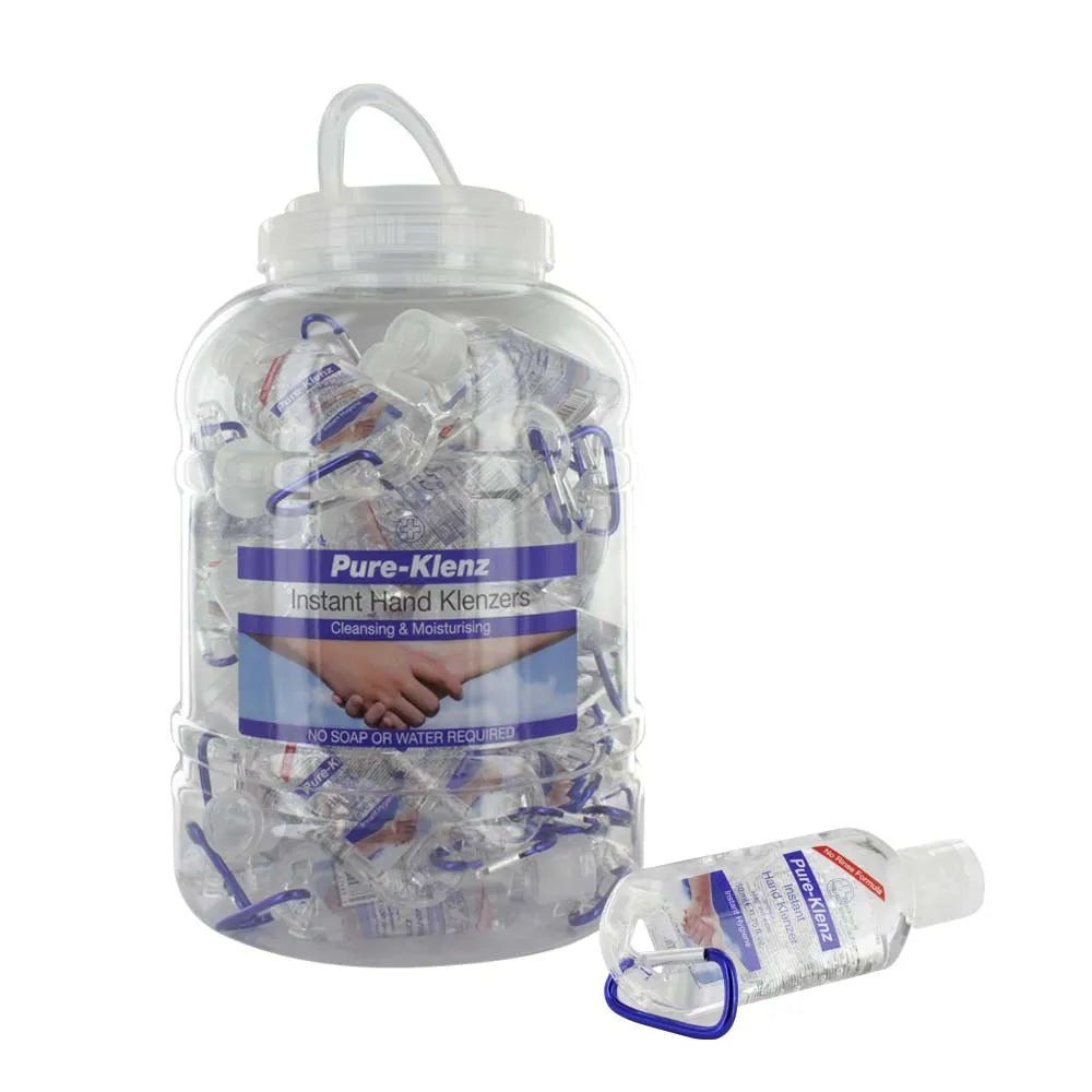 Pure Klenz Hand Sanitiser 50ML With Clip Tub X36 (Pack of 36)