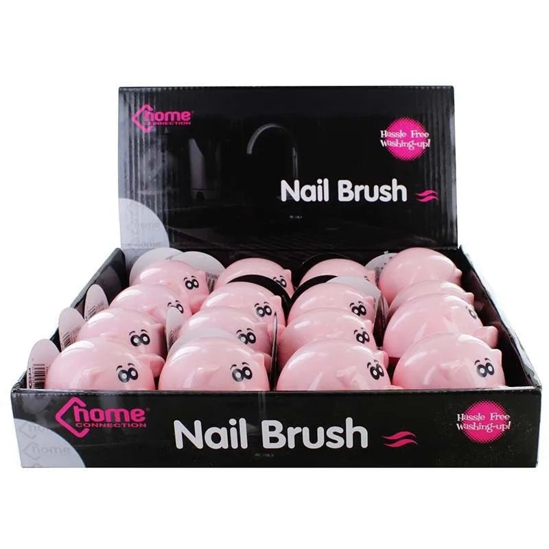 724013 Pig Nail Brush X16 (Pack of 16)