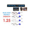 Crystal Clear Readers Blue Light Protect Glasses 1.25 (Pack of 6)
