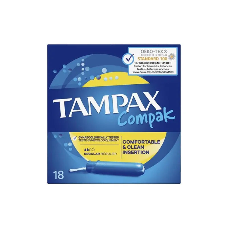 Tampax Compak Regular 18S (Pack of 6)