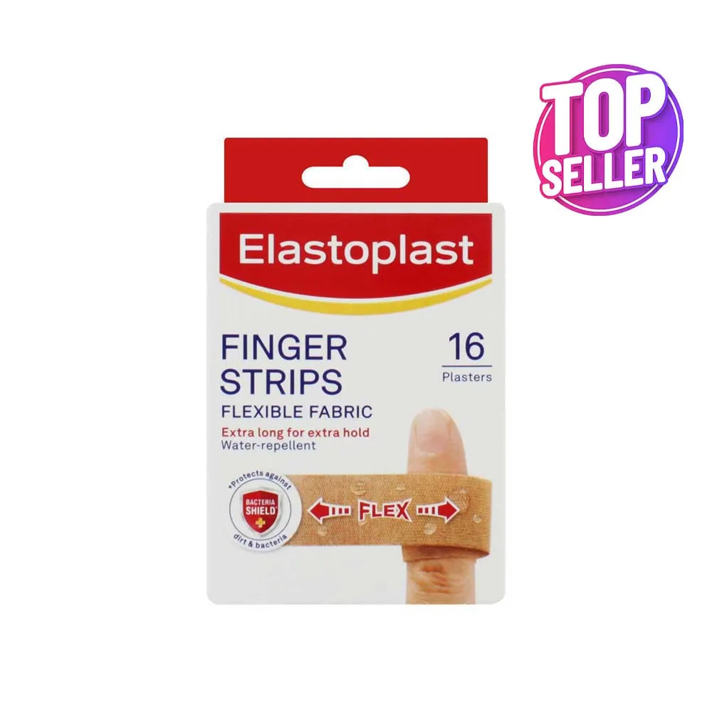 Elastoplast Finger Strips 16S Plasters X10 (Pack of 10)