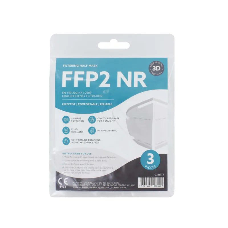 Kn95/Ffp2 Face Mask 3 Pack (Pack of 12)
