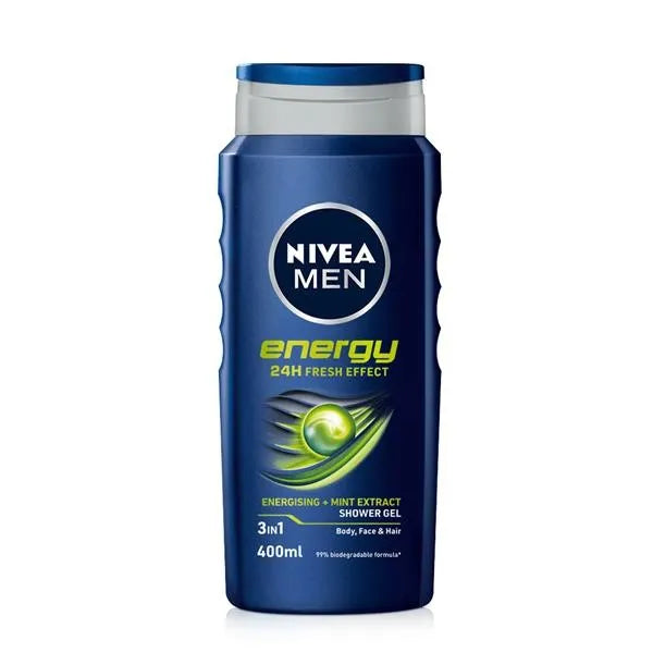 Nivea Shower Energy Mens 250ML (Pack of 6)
