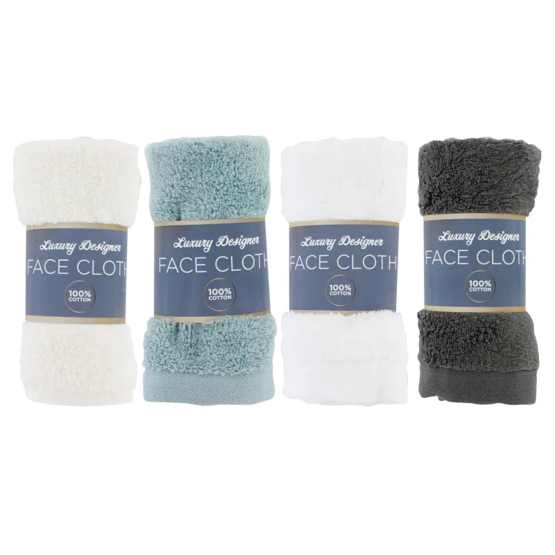 Designer Face Cloth (Pack of 6)