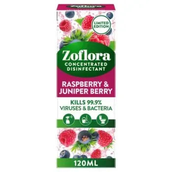 Zoflora Concentrated 120ML Raspberry & Juniper (Pack of 12)