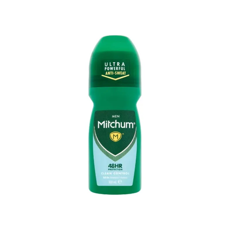 Mitchum Mens Clean Control Roll On 100ML (Pack of 6)